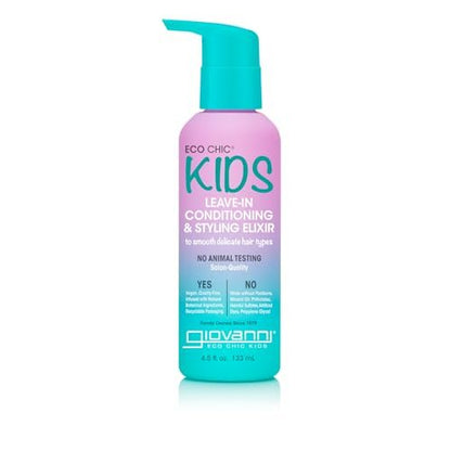 Giovanni Cosmetics Kids Leave-In Conditioner, 4,5 fl oz – Pflegender Conditioner für Kinderhaar