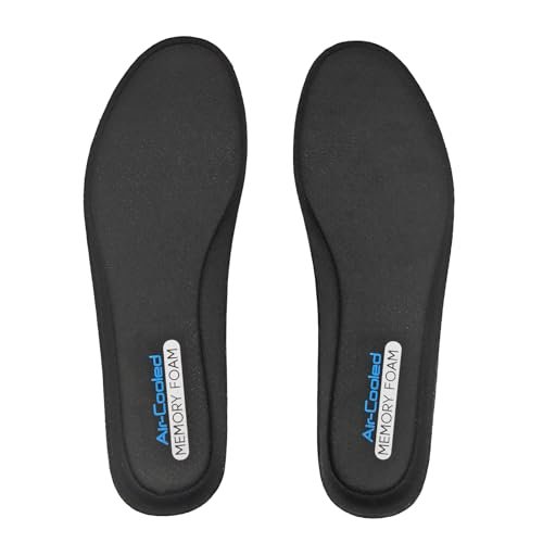 Ersatz-Einlegesohlen für Herrenschuhe, Memory Foam Schuheinlagen für Komfort, Leichtigkeit und Dämpfung, Stoßdämpfend (US Men10.5-EU44)