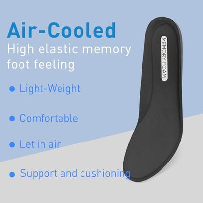 Ersatz-Einlegesohlen für Herrenschuhe, Memory Foam Schuheinlagen für Komfort, Leichtigkeit und Dämpfung, Stoßdämpfend (US Men10.5-EU44)