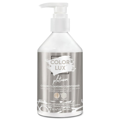 Color Lux Color Cleansing Conditioner Platinum – 3-in-1 Farbspülung mit Farbschutz, vegan & sulfatfrei, 8,25 oz