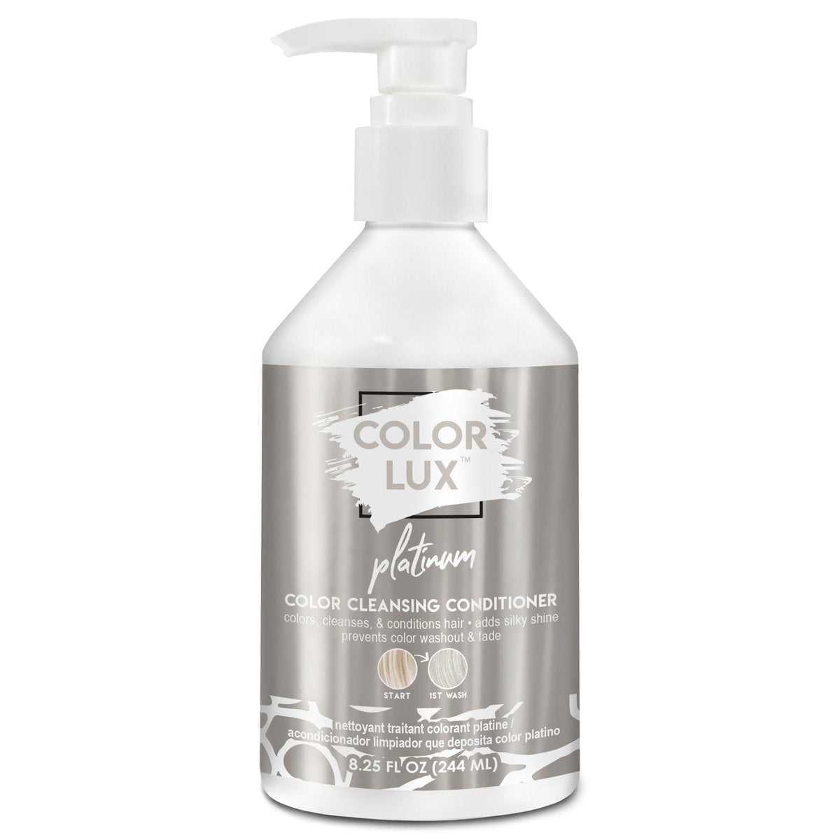 Color Lux Color Cleansing Conditioner Platinum – 3-in-1 Farbspülung mit Farbschutz, vegan & sulfatfrei, 8,25 oz
