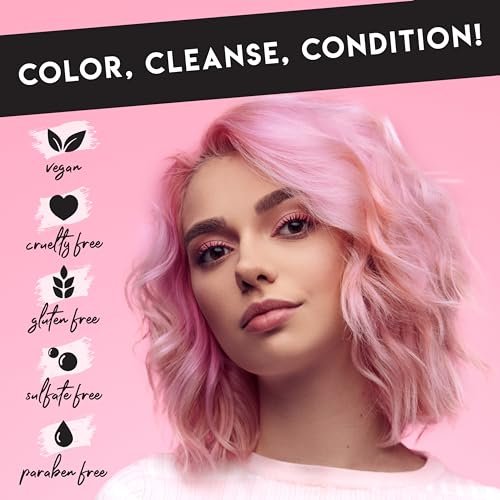 Color Lux Color Cleansing Conditioner Platinum – 3-in-1 Farbspülung mit Farbschutz, vegan & sulfatfrei, 8,25 oz