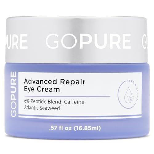 goPure Advanced Repair Augencreme – Anti-Aging Augenpflege gegen Schwellungen, Tränensäcke und dunkle Ringe, sichtbare Reduzierung von feinen Linien, Falten und Krähenfüßen – 17 ml