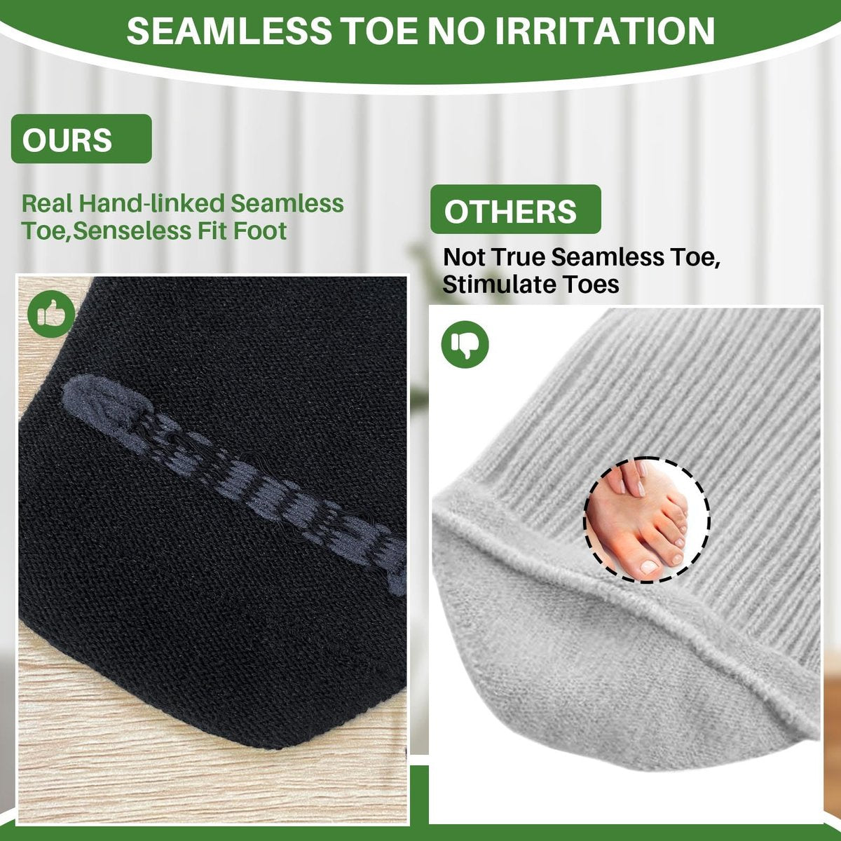 Extra Breite Socken für Geschwollene Füße: 3 Paar Weite Bariatrische Nicht-Einengende Diabetiker Krankenhaus Socken für Herren Damen Plus Size 9-13 bei Ödem Lymphödem Neuropathie Senioren Schwangere Schwarz