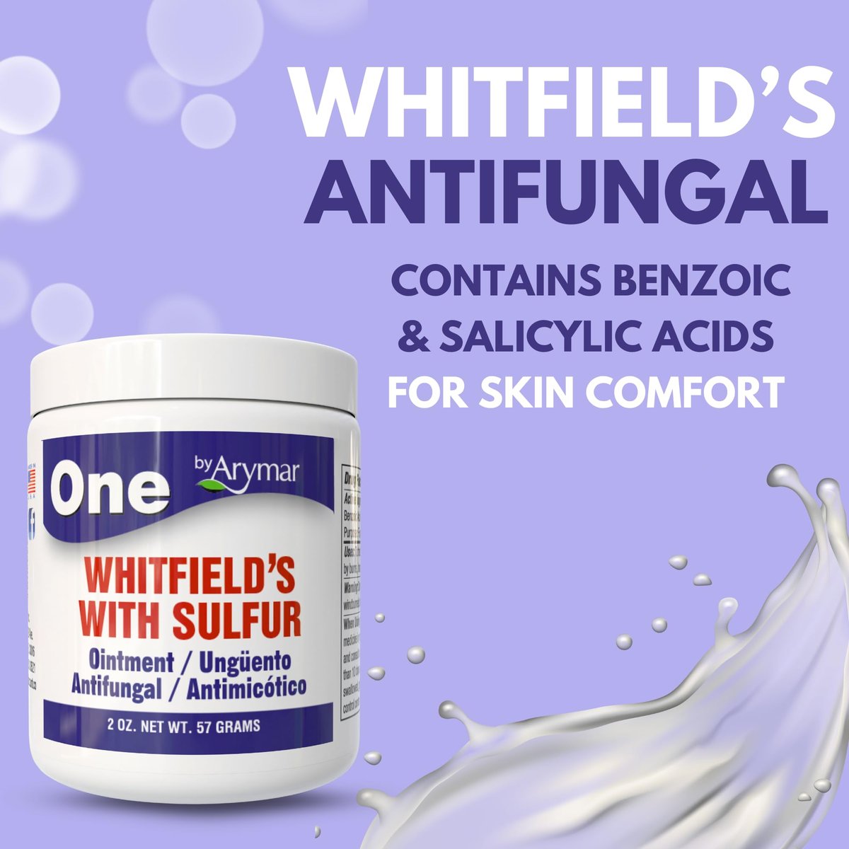 Arymar Whitfield Salbe – 6% Benzoesäure & 3% Salicylsäure Hautbehandlung, 56 g