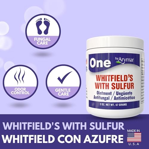 Arymar Whitfield Salbe – 6% Benzoesäure & 3% Salicylsäure Hautbehandlung, 56 g