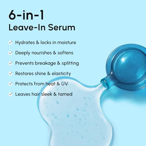 MAREE Haarserum für trockenes, krauses Haar 2er-Pack – Styling-Kapseln mit Keratin, Arganöl, Vitamin A, E, B5 – UV- und Hitzeschutz Frizz-Control-Serum für Frauen – Aceite para el Cabello