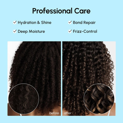 MAREE Haarserum für trockenes, krauses Haar 2er-Pack – Styling-Kapseln mit Keratin, Arganöl, Vitamin A, E, B5 – UV- und Hitzeschutz Frizz-Control-Serum für Frauen – Aceite para el Cabello
