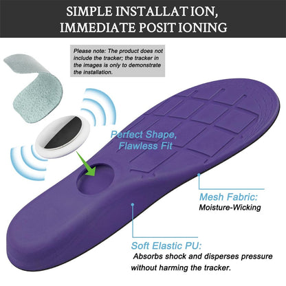 Endoto Einlegesohlen für Airtag Tracking-Gerät – Versteckter Halter für Kinder und Erwachsene, Komfortabel und Sicher Befestigt (US-Patent: USD1082268) (270mm)