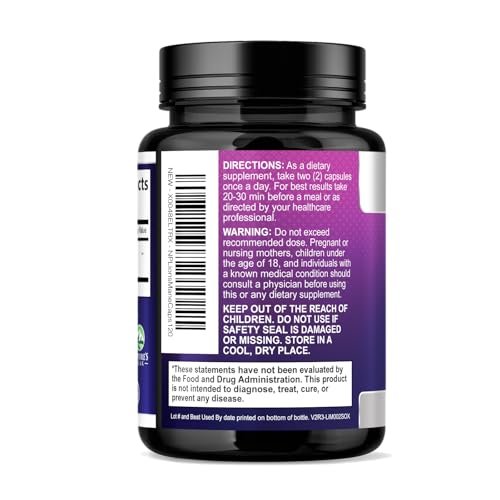 Löwenmähne Kapseln - 1000 mg pro Portion - Extra starke Lion’s Mane Pilz - Superfood für natürliche Gedächtnis-, Fokus-, Gehirn- und Immununterstützung - Hergestellt in USA - 120 Kapseln