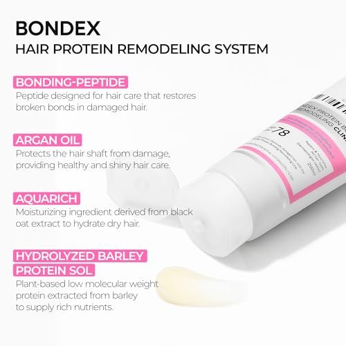 Dr.Melaxin Bondex Protein Bonding Remodeling Shampoo mit Arganöl | Stärkendes Keratin & Peptide Bonder | Haarreparatur | 400 ml