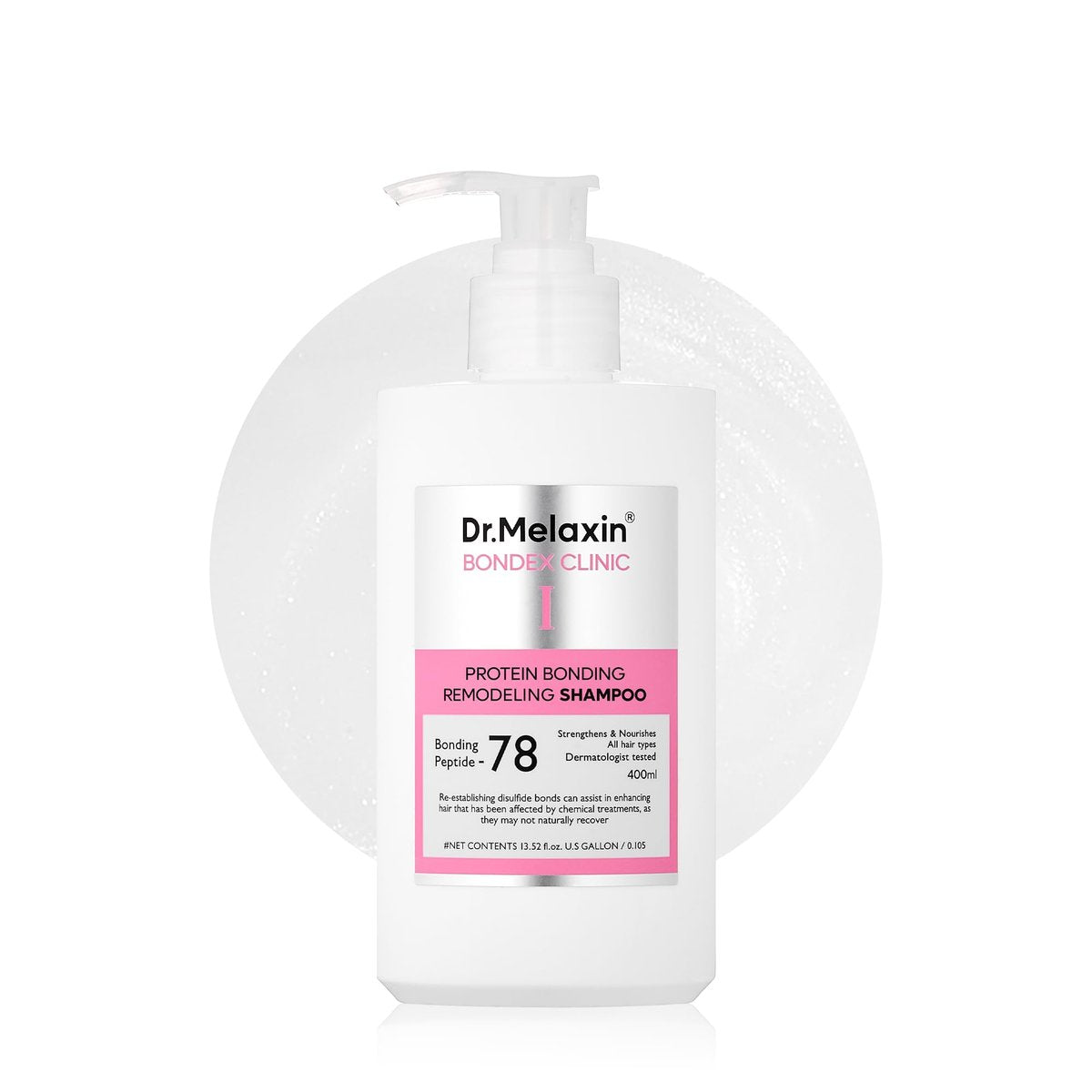 Dr.Melaxin Bondex Protein Bonding Remodeling Shampoo mit Arganöl | Stärkendes Keratin & Peptide Bonder | Haarreparatur | 400 ml
