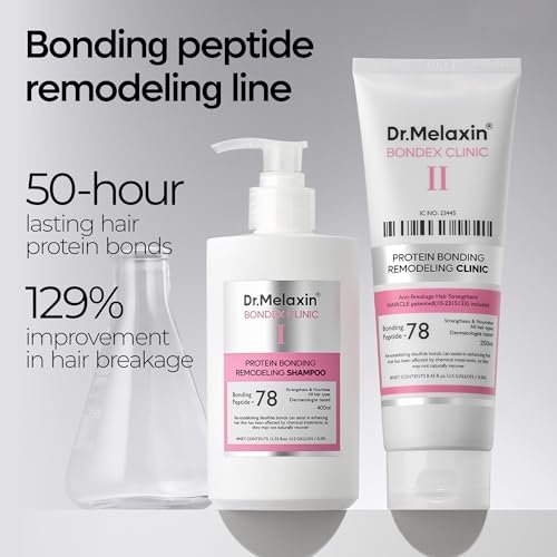Dr.Melaxin Bondex Protein Bonding Remodeling Shampoo mit Arganöl | Stärkendes Keratin & Peptide Bonder | Haarreparatur | 400 ml