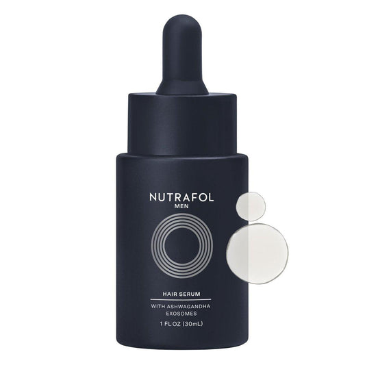 Nutrafol Männer Haarserum, klinisch getestet für sichtbar dichteres Haar und Kopfhautabdeckung, leicht und nicht fettend, für die tägliche Anwendung - 30 ml, 1 Flasche