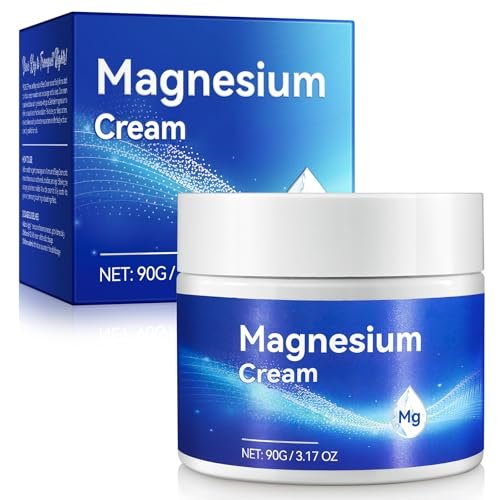 FUKEVY Magnesium Lotion – Reine Magnesiumcreme, nicht fettend, topisch, 3,17 Unzen