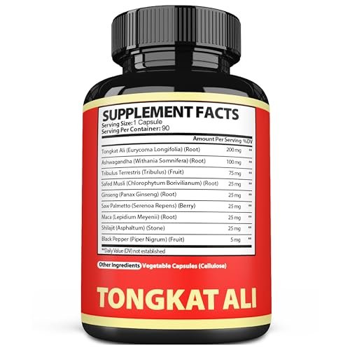 Satoomi 9in1 Tongkat Ali Wurzelextrakt – Ashwagandha, Tribulus Terrestris – 90 Kapseln für 3 Monate – Unterstützt Kraft, Energie und gesundes Immunsystem