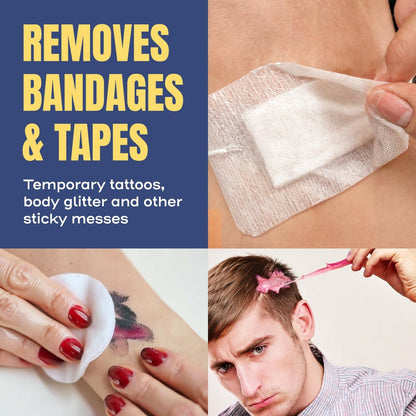 Berkland Sting-Free Adhesive Remover - 8oz Sanfte & Schmerzfreie Pflaster- und Klebstoffentferner - Ideal für empfindliche Haut, Sporttape, Dialysezugänge, kontinuierliche Blutzuckermessung und Stomaversorgung