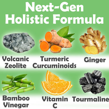 Fortschrittliche Fußpflaster mit Zeolith, Kurkuma-Curcumin & Ingwer | Effektiv & Natürlich | Premium Fußpatches 20er Pack