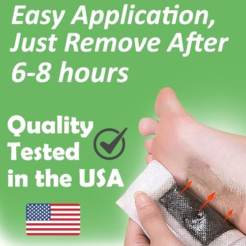 Fortschrittliche Fußpflaster mit Zeolith, Kurkuma-Curcumin & Ingwer | Effektiv & Natürlich | Premium Fußpatches 20er Pack
