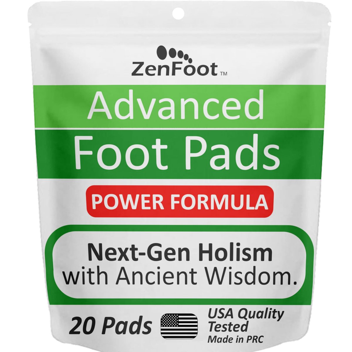 Fortschrittliche Fußpflaster mit Zeolith, Kurkuma-Curcumin & Ingwer | Effektiv & Natürlich | Premium Fußpatches 20er Pack