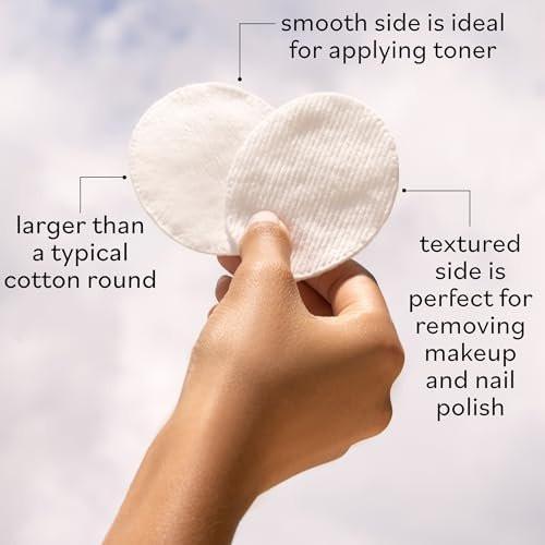 Sky Organics Bio Premium Wattepads groß – 100 % Bio-Baumwolle, GOTS zertifiziert, 240 Stück