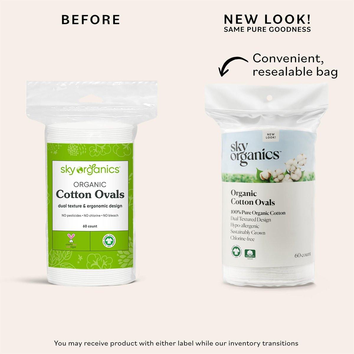 Sky Organics Bio Premium Wattepads groß – 100 % Bio-Baumwolle, GOTS zertifiziert, 240 Stück