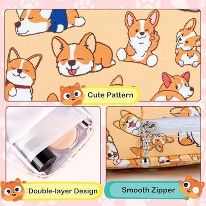 Likesing Periodenbeutel aus Canvas, Damenbinden-Aufbewahrungstasche für Mädchen und Frauen, tragbarer Perioden-Pad-Beutel für die Handtasche, kleine Make-up-Tasche (Graue Katze)