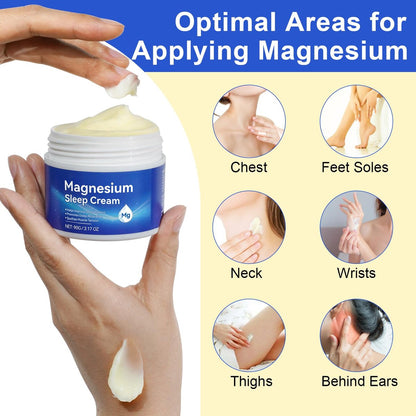 Magnesiumöl für die Füße, Topisches Magnesiumcreme, Hochkonzentriert, Echtes Zechstein Magnesium