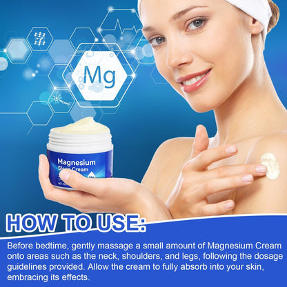 Magnesiumöl für die Füße, Topisches Magnesiumcreme, Hochkonzentriert, Echtes Zechstein Magnesium