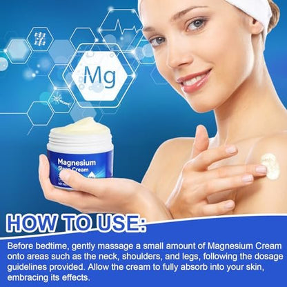 Magnesiumöl für die Füße, Topisches Magnesiumcreme, Hochkonzentriert, Echtes Zechstein Magnesium