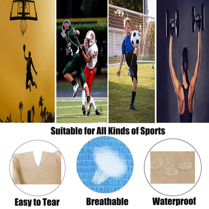 Erewa 6er-Pack 2 Zoll Selbstklebende Wickelbandage, Kohäsiver Verband, Dehnbarer Vet Wrap, Atmungsaktives Sporttape für Handgelenk, Knöchel (Gemischte Farben)