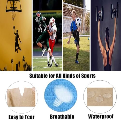 Erewa 6er-Pack 2 Zoll Selbstklebende Wickelbandage, Kohäsiver Verband, Dehnbarer Vet Wrap, Atmungsaktives Sporttape für Handgelenk, Knöchel (Gemischte Farben)