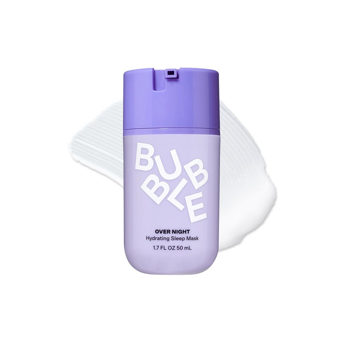 Bubble Skincare Over Night Hydrating Sleep Mask – Sanft peelende Nachtmaske für die Hautbarriere-Reparatur – mit Mandelsäure & Sodium PCA zur Hydratation, Aufhellung & Beruhigung (50 ml)
