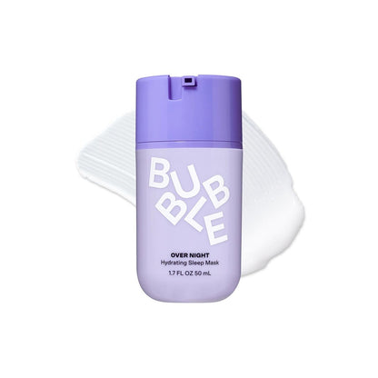 Bubble Skincare Over Night Hydrating Sleep Mask – Sanft peelende Nachtmaske für die Hautbarriere-Reparatur – mit Mandelsäure & Sodium PCA zur Hydratation, Aufhellung & Beruhigung (50 ml)
