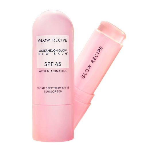 Glow Recipe Gesichts-Sonnencreme-Stick SPF 45 – Reisegröße Koreanischer Sonnenschutz mit Hyaluronsäure & Niacinamid für einen strahlenden Glanz – Kein Weißstich (0,58 Unzen)