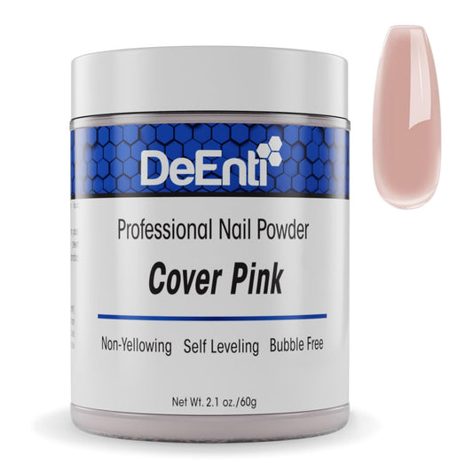 DeEnti Acrylpulver – Deckrosa 2oz | Professionelles Acrylpulver für Nägel, blasenfrei, langanhaltend & splitterresistent