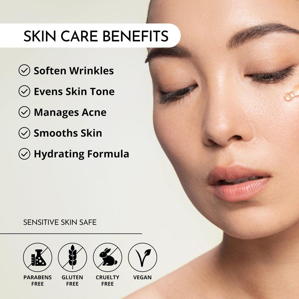 MAELOVE Stargaze Enhanced Retinol Serum – Zeitfreisetzendes 0,25 % Retinol für strahlende Haut, mit Hyaluronsäure, Niacinamid und beruhigenden Botanicals, ideal für empfindliche Haut, hergestellt in den USA