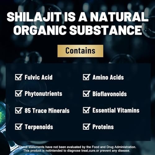 Fubienfit Shilajit Kapseln – Premium Shilajit für Männer mit Ashwagandha, Ginseng und Fulvinsäure – 120 Kapseln