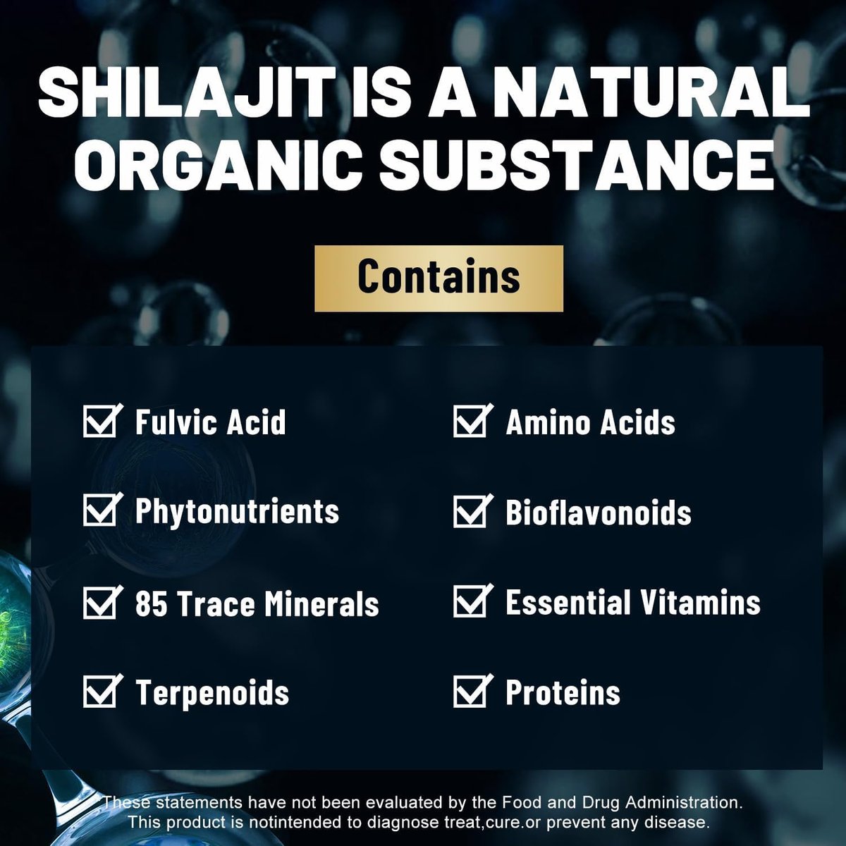 Fubienfit Shilajit Kapseln – Premium Shilajit für Männer mit Ashwagandha, Ginseng und Fulvinsäure – 120 Kapseln