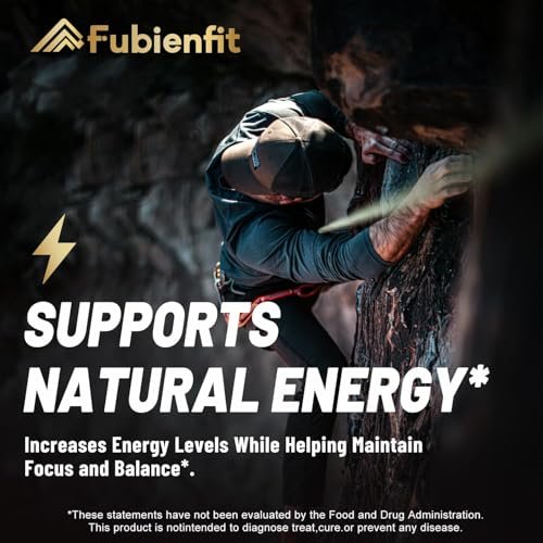 Fubienfit Shilajit Kapseln – Premium Shilajit für Männer mit Ashwagandha, Ginseng und Fulvinsäure – 120 Kapseln