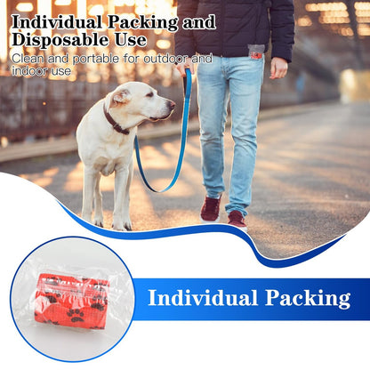 FGBNM 6er-Pack Tierarzt-Wickel, 5 cm selbstklebende Bandagen, Vlies-Pfotenabdrücke für Hunde, Haustiere und Knöchelverstauchungen