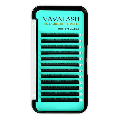 VAVALASH Untere Wimpernverlängerungen 5/6/7mm gemischt, natürliche untere Wimpern (0,1-B-5-7mm gemischt)