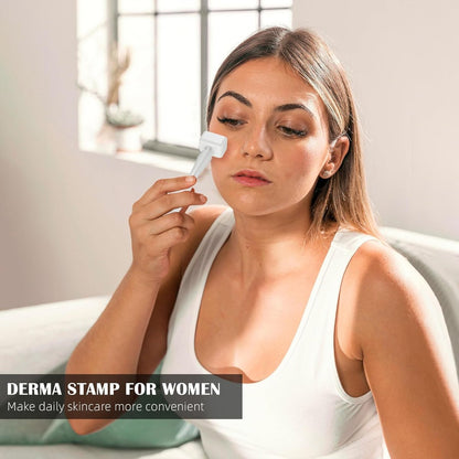 140 Titan-Mikronadel Derma Roller, Microneedling Derma Stamp Pen 0,25 mm – Derma Stamp für Männer und Frauen zur Heimanwendung