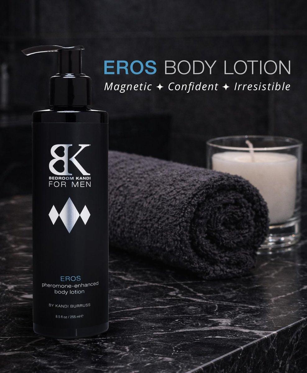 Bedroom Kandi Pheromon-Angereicherte Körperlotion für Männer – Feuchtigkeitsspendend mit Aloe, Sheabutter und ätherischen Ölen für geschmeidige Haut und den ganzen Tag Frische – Premium Duftlotion – 250 ml