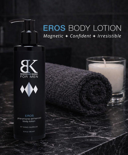 Bedroom Kandi Pheromon-Angereicherte Körperlotion für Männer – Feuchtigkeitsspendend mit Aloe, Sheabutter und ätherischen Ölen für geschmeidige Haut und den ganzen Tag Frische – Premium Duftlotion – 250 ml