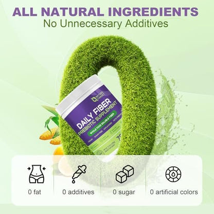 NATURE TARGET Tägliches Ballaststoffpräparat – Lösliche präbiotische Ballaststoffe für die Darmgesundheit, Vollwertkost mit hohem Ballaststoffgehalt für Verdauung und Regelmäßigkeit, geschmacksneutral, gluten- & zuckerfrei, keto – 70 Portionen