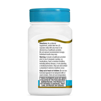 21st Century Magnesium Glycinat 200 mg Kapseln pro Portion, 90 Stück