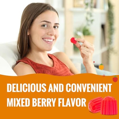ChiQwench Cholesterin Gummies mit 1500 mg Pflanzensterinen & Stanolen, Cholesterin-Unterstützung, Beeren-Mix-Geschmack, 60 Stück