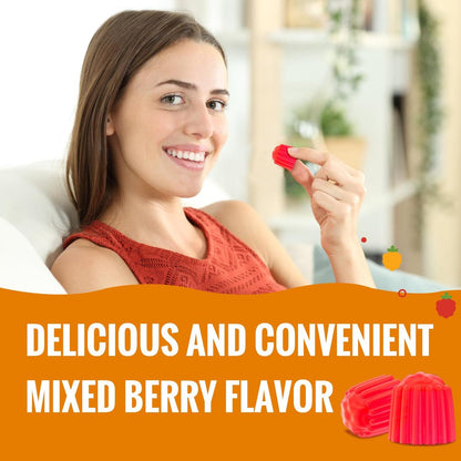 ChiQwench Cholesterin Gummies mit 1500 mg Pflanzensterinen & Stanolen, Cholesterin-Unterstützung, Beeren-Mix-Geschmack, 60 Stück