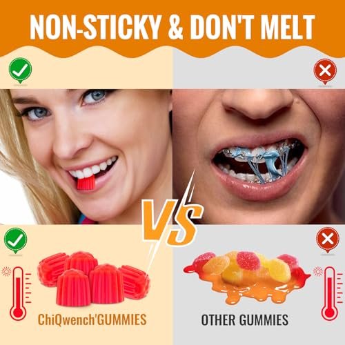 ChiQwench Cholesterin Gummies mit 1500 mg Pflanzensterinen & Stanolen, Cholesterin-Unterstützung, Beeren-Mix-Geschmack, 60 Stück